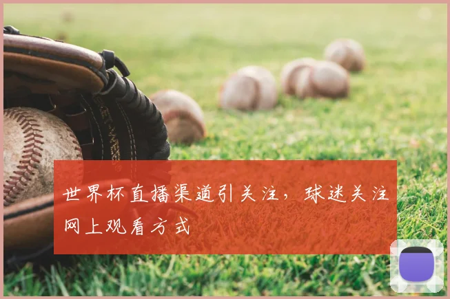 世界杯直播渠道引关注，球迷关注网上观看方式
