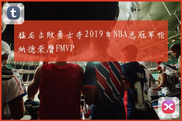 猛龙击败勇士夺2019年NBA总冠军伦纳德荣膺FMVP
